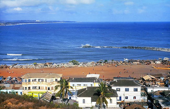 Ghana_wybrzeże Zatoki Gwinejskiej w Elmina